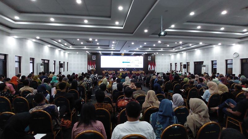 PELATIHAN: Manajemen Koperasi Desa se-Kulon Progo mengikuti pembekalan bisnis.&nbsp;