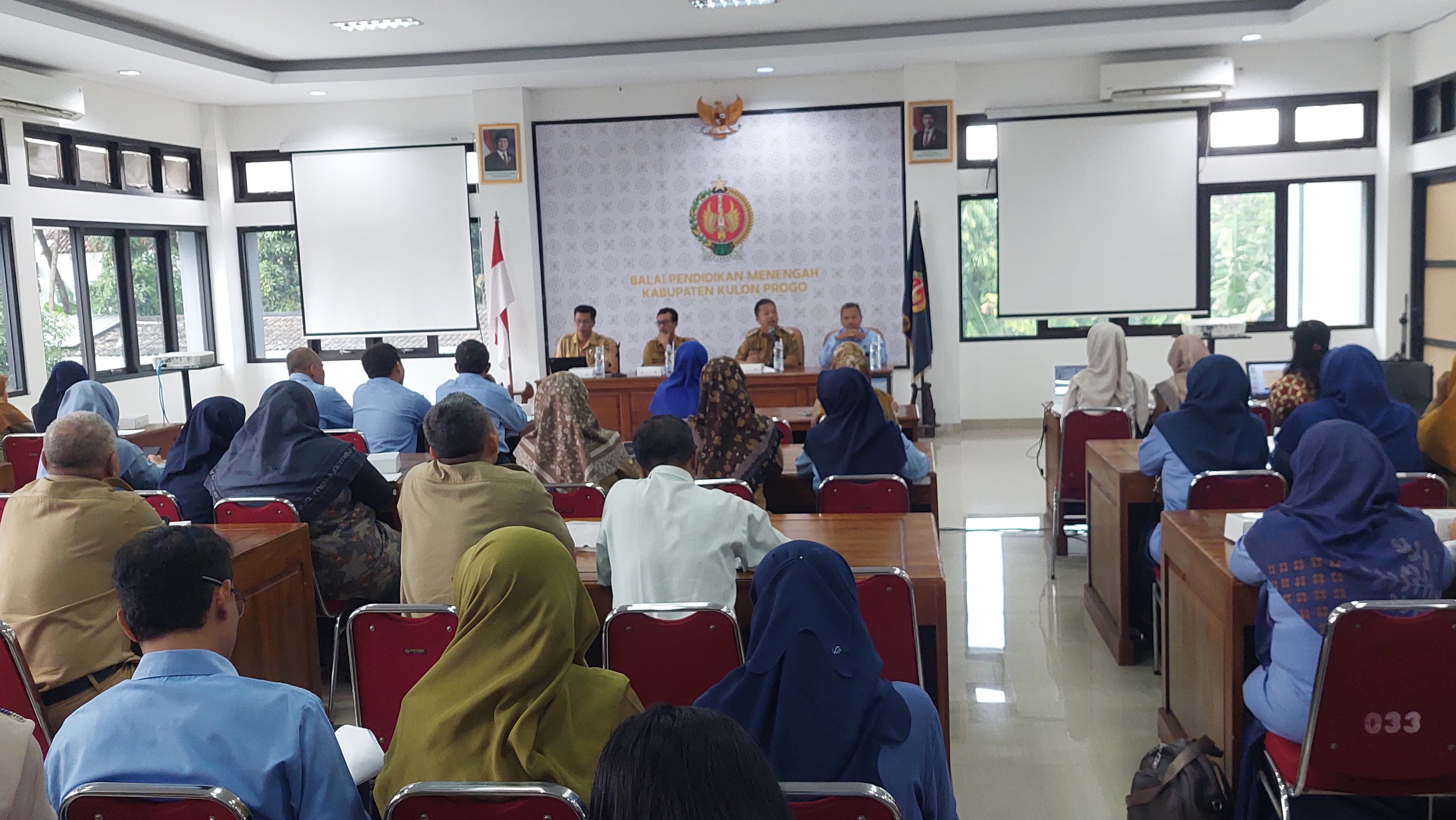 PERUMUSAN: Perwakilan sekolah mendapat pengarahan terkait kasus HIV AIDS di Kalangan Pelajar.&nbsp;