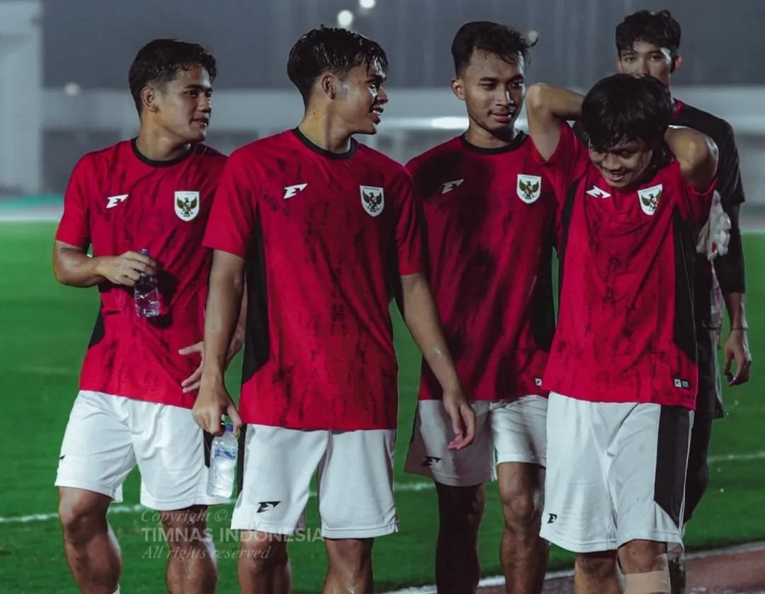 Timnas Indonesia U23 ungguli FIlipina U23 dengan skor 1-0 di babak pertama