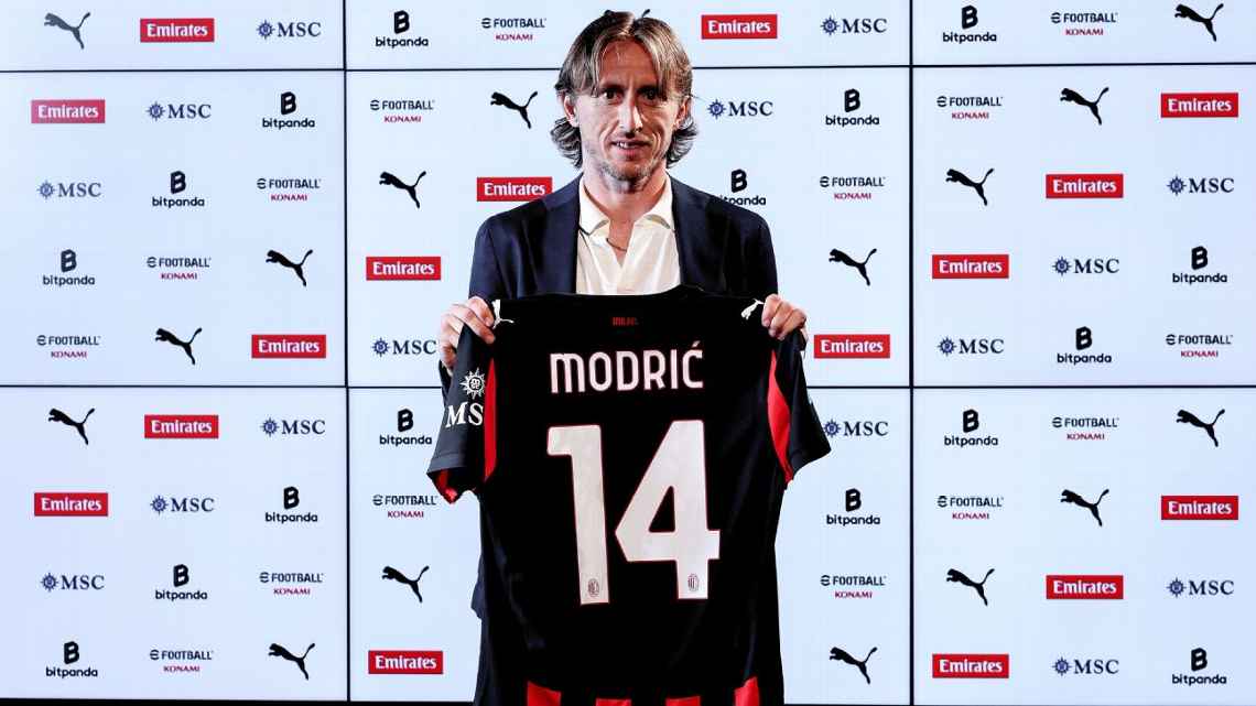 Luka Modric resmi menjadi pemain AC Milan