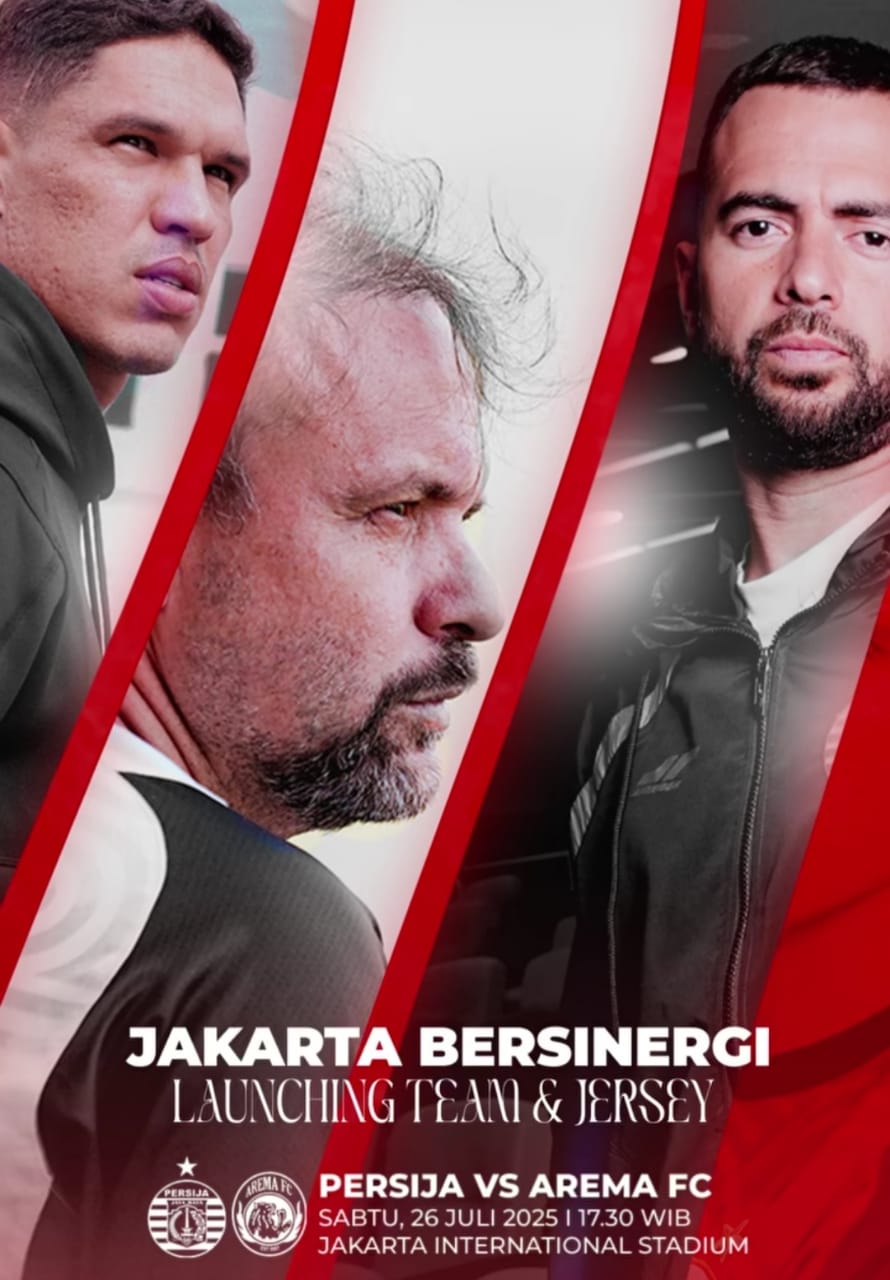 Persija Jakarta agendakan launching team and Jersey musim baru 2025/26 dengan melawan Arema FC