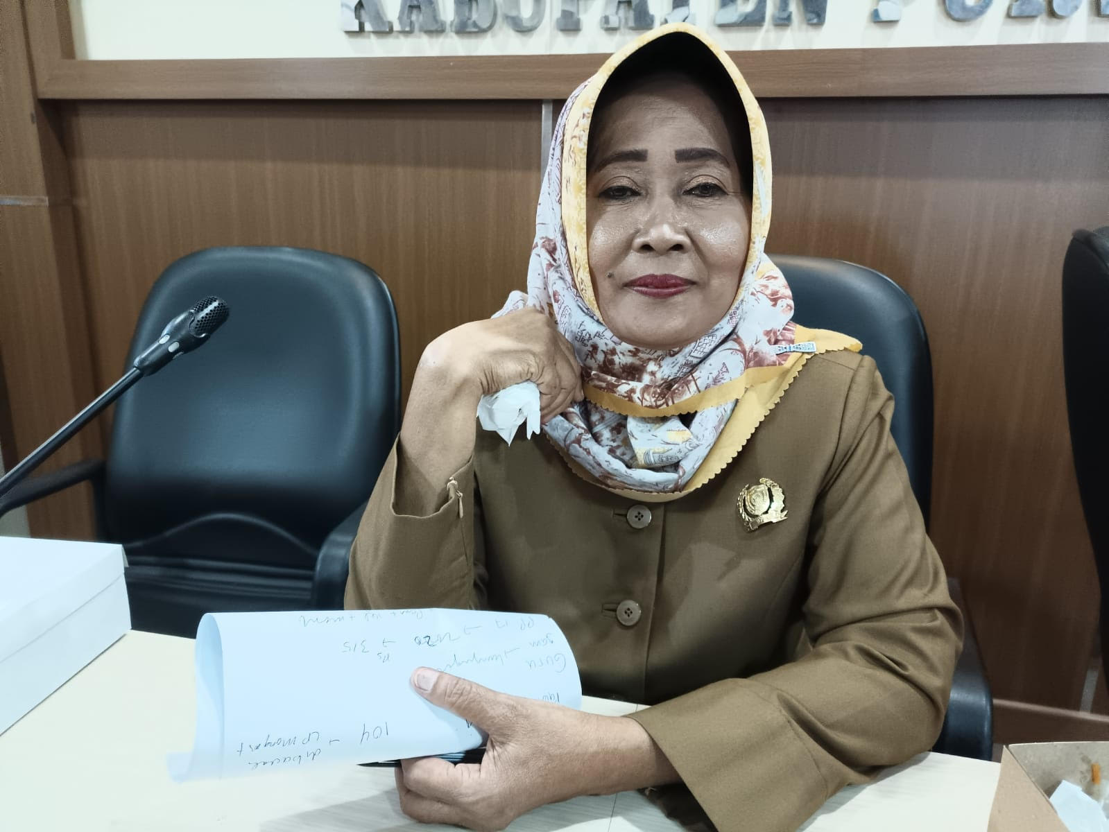 Ketua Komisi IV DPRD Purworejo Sri Susilowati.