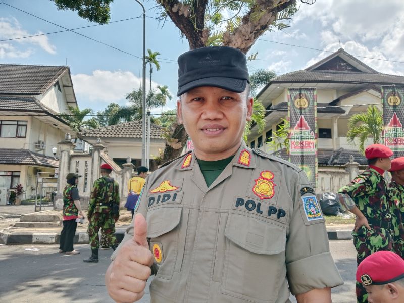 Kepala Seksi Ops Trantib Satpol PP Kabupaten Sleman Didi Setio Nugroho
