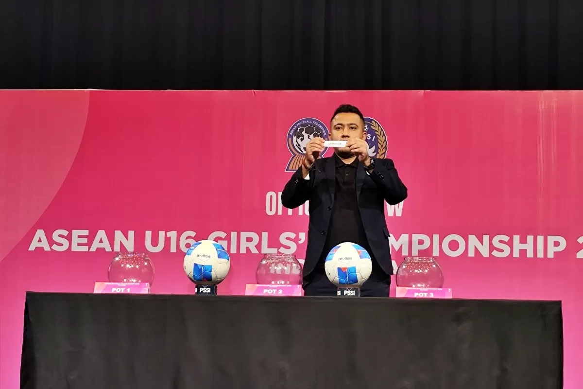 Timnas Putri Indonesia U16 masuk ke grup A ASEAN U16 Girls Championship 2025