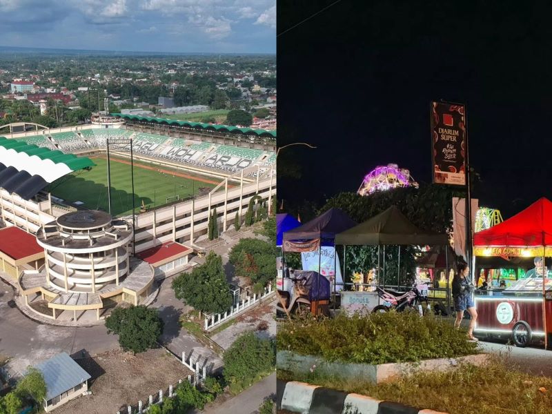 Stadion Maguwoharjo semakin menarik perhatian masyarakat sebagai tempat aktivitas olahraga dan berburu kuliner.