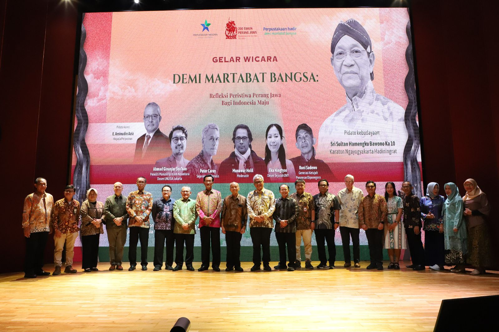 Diskusi Perang Jawa yang diselenggarakan Perpusnas.