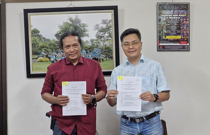 Ketua Yayasan 12 Cahaya Kasih saat ditemui di Gedung Fakultas Psikologi USD, Depok, Sleman, Jumat (25/7).