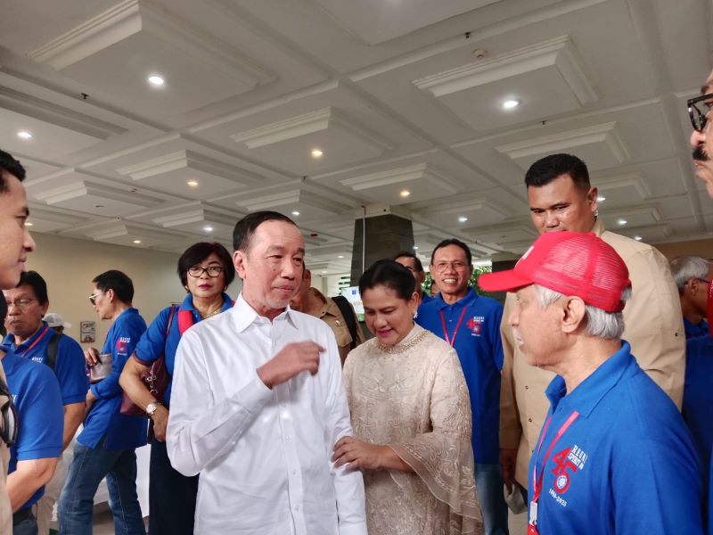 Jokowi saat hadir di Reuni Alumni Fakultas Kehutanan, UGM, Sabtu (26/7/2025).