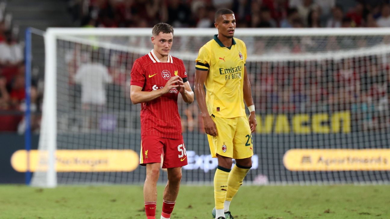 Floriant Wirtz tampil sebagai starter dalam kekalahan 2-4 Liverpool atas AC Milan
