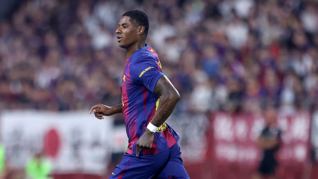 Marcus Rashford jalani debut bersama Barcelona dalam pertandingan persahabatan