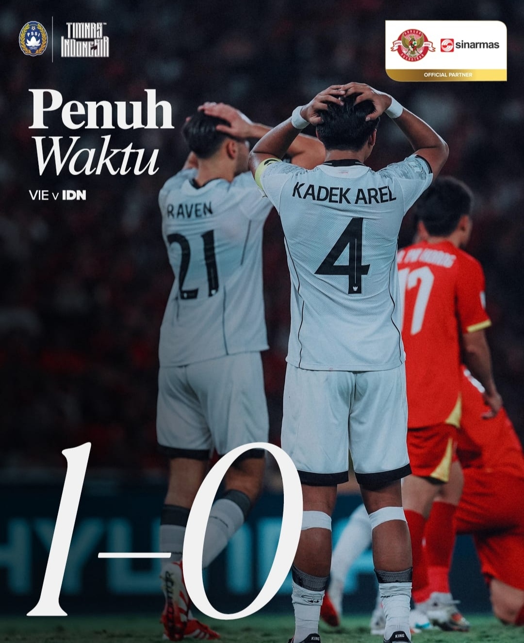 Timnas Indonesia U23 takluk dari Vietnam U23 dalam laga final ASEAN U23 Championship 2025