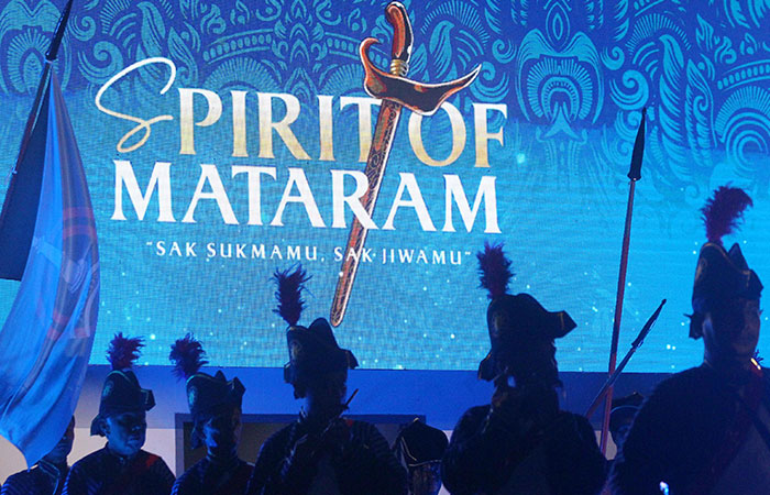 Acara mengusung tema Spirit of Mataram dengan tagline Sak Sukmamu, Sak Jiwamu.