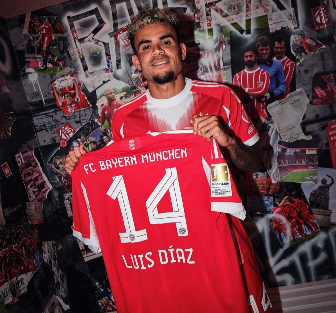 Luis Diaz resmi perkuat Bayern Munich yang didatangkan dari Liverpool