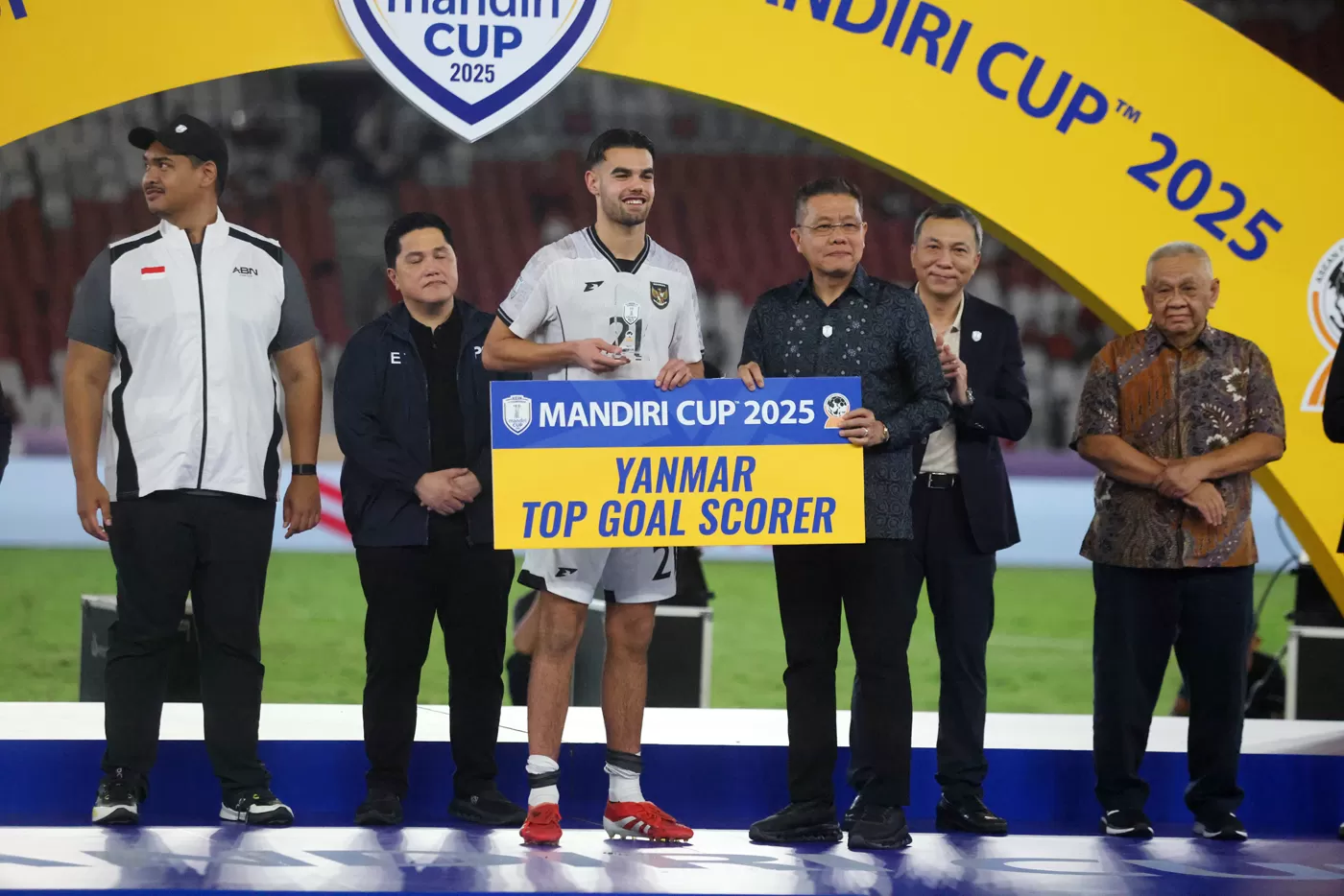 Jens Raven menjadi pencetak gol terbanyak ASEAN U23 Championship 2025