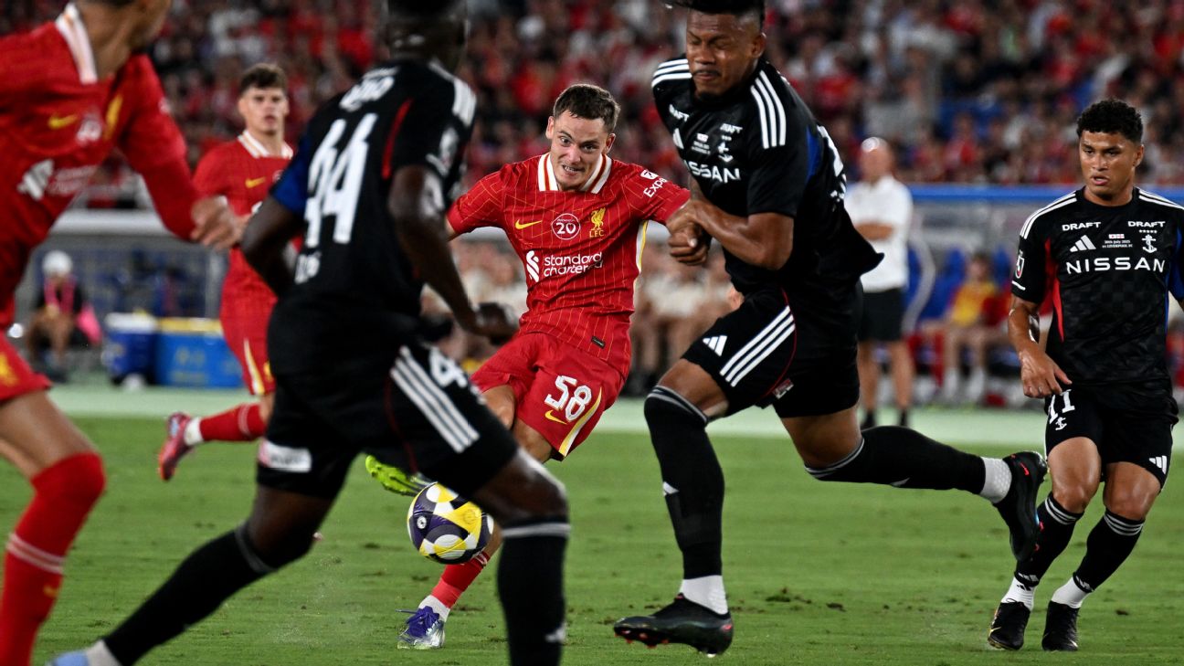 Florian Wirtz mencetak gol perdana dalam kemenangan Liverpool atas Yokahama F Marinos di laga persahabatan