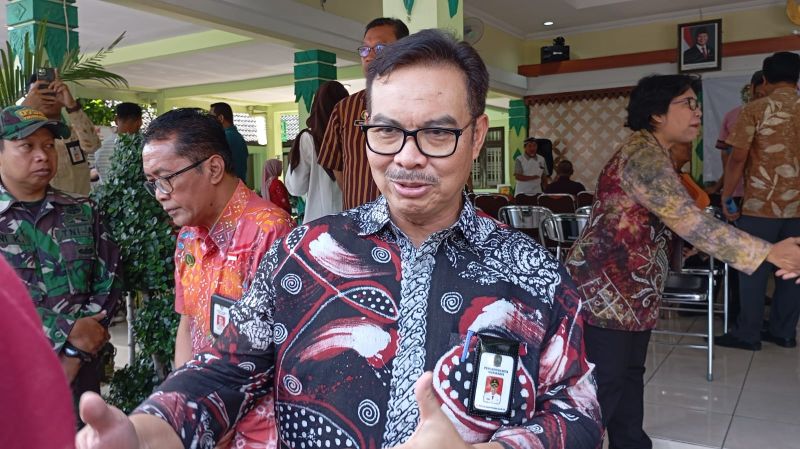 Wali Kota Jogja Hasto Wardoyo saat ditemui di Kemantren Umbulharjo, Kamis (31/7/2025).&nbsp;