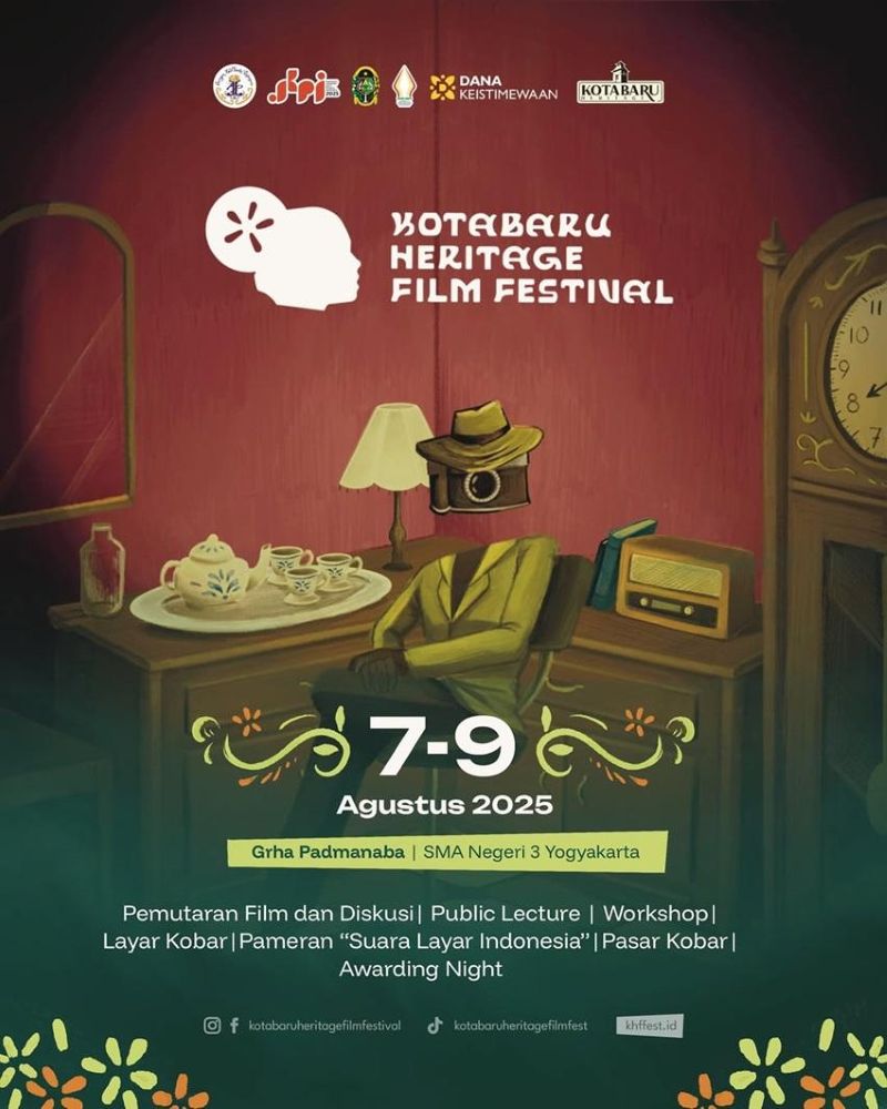 Poster Resmi Kotabaru Heritage Film Festival (KHFF) 2025.&nbsp;