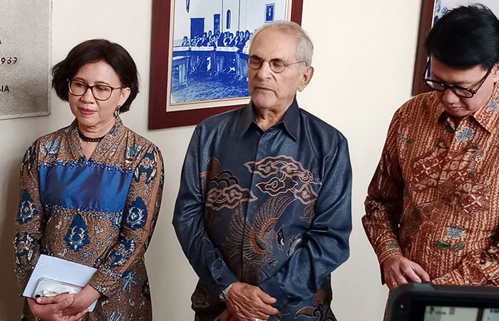KERJA SAMA PENDIDIKAN:&nbsp; Presiden Timor Leste Jose Ramos Horta (tengah) melakukan kunjungan ke Universitas Gadjah Mada (UGM) untuk memberikan kuliah umum, kemarin (31/7).