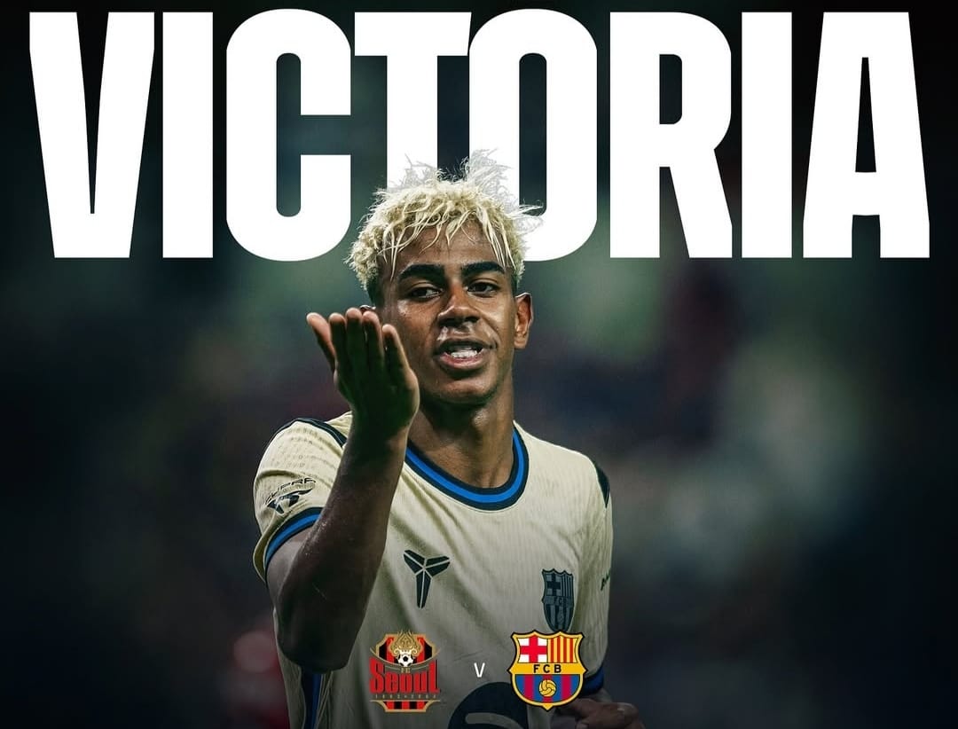 barcelona kalahkan FC Seoul dengan skor telak 7-3 dalam pertandingan tur pramusim Asia