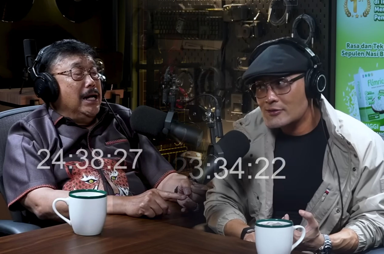 Mantan Kepala Badan Reserse Kriminal (Kabareskrim) Mabes Polri, Jenderal (Purn) Ito Sumardi dan Deddy Corbuzier.