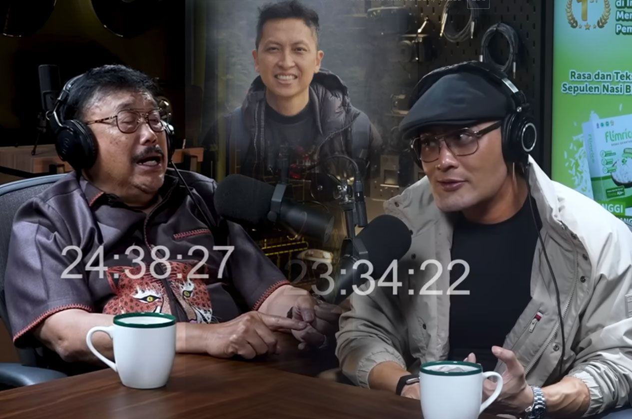 Mantan Kepala Badan Reserse Kriminal (Kabareskrim) Mabes Polri, Jenderal (Purn) Ito Sumardi dan Deddy Corbuzier.