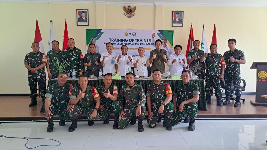 Polbangtan Yoma membekali penyuluh pertanian dan Babinsa di Provinsi Bangka Belitung dengan Training of Trainer