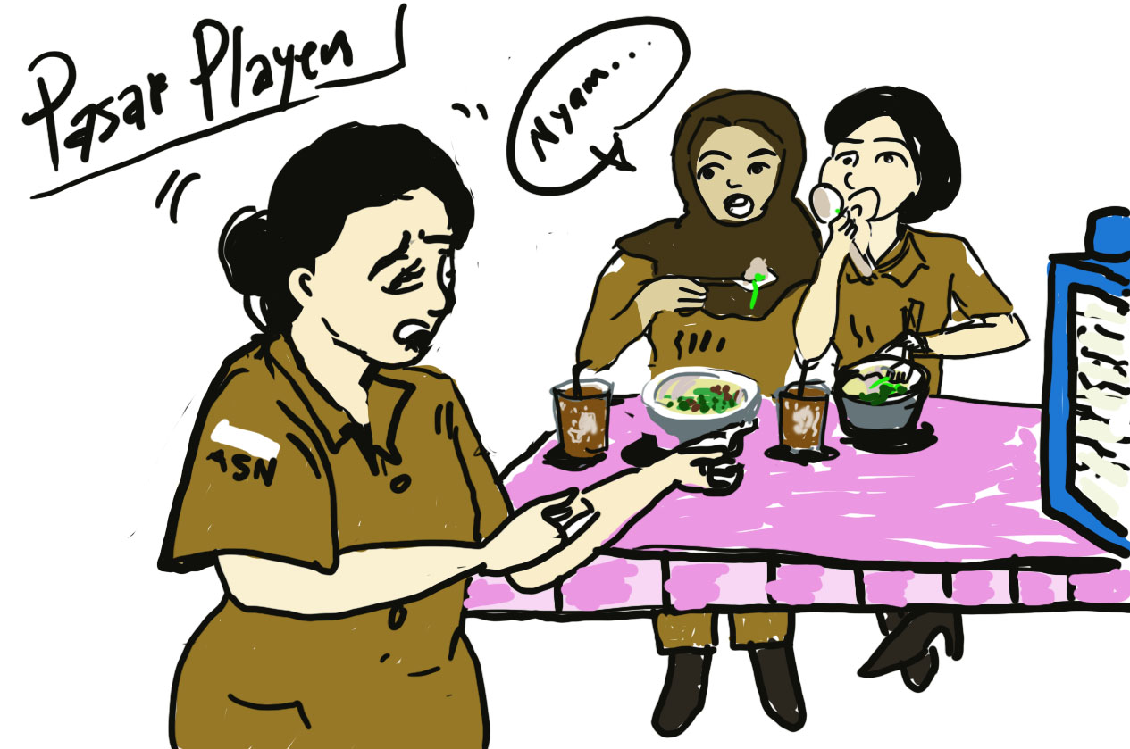 Ilustrasi Sidak ASN.