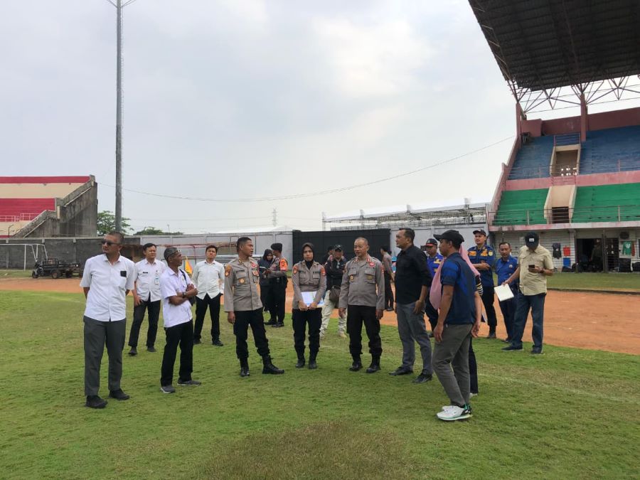 Sesi inspeksi soal kelayakan Stadion Sultan Agung sebagai homebase PSIM Jogjakarta