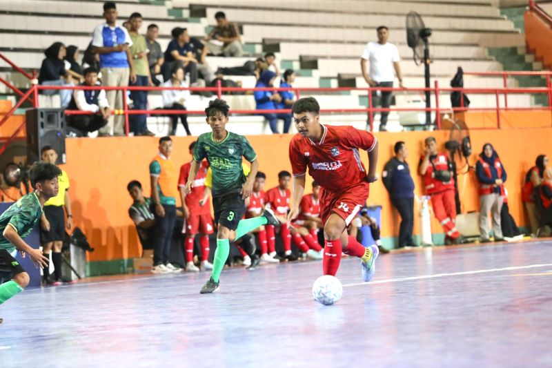 Ajang kompetisi futsal pelajar terbesar di Indonesia, Piala by.U 2025 di GOR Sasana Krida Satria Purwokerto.