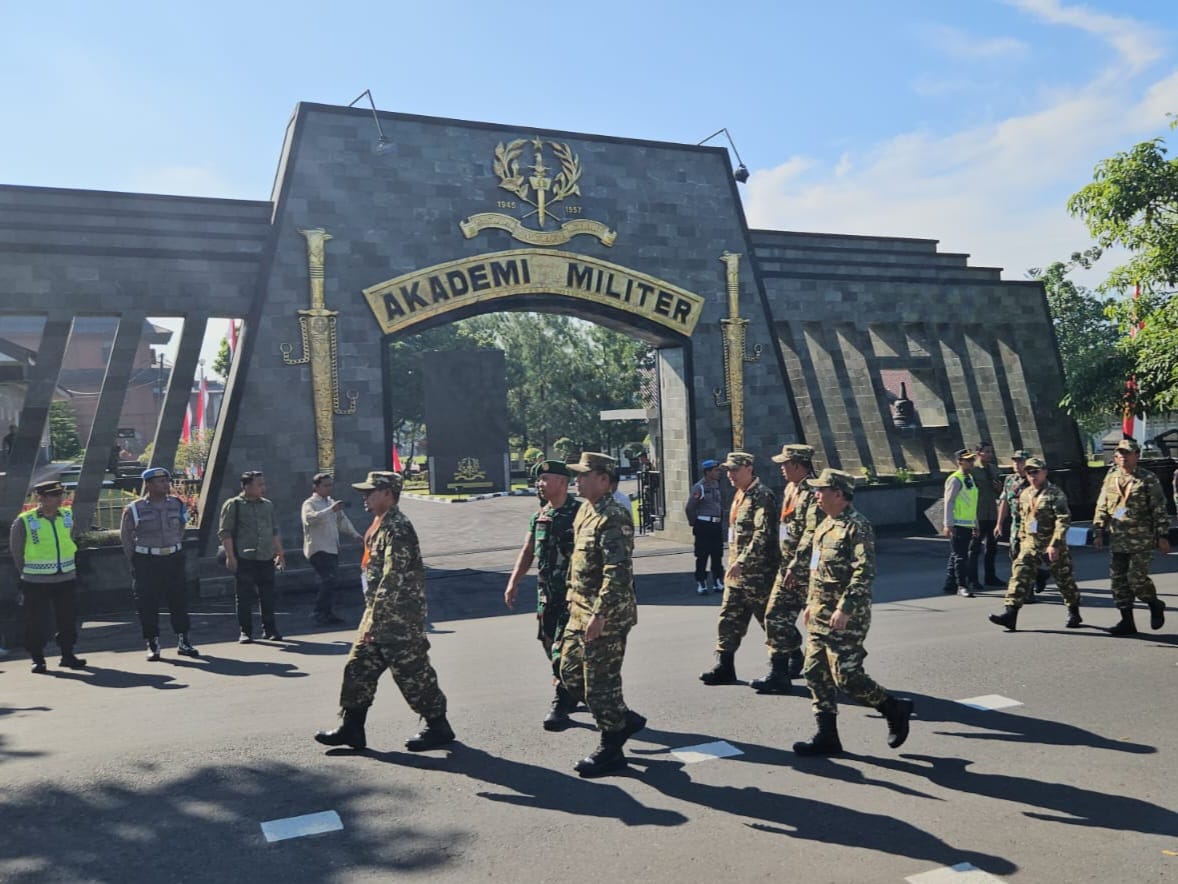BERDATANGAN: Wakil kepala daerah tiba di Akmil untuk mengikuti retret, Februari 2025 lalu.
