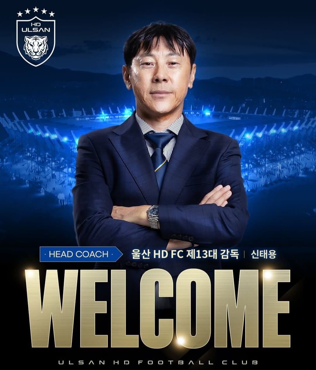 Shin Tae-yong resmi menjadi pelatih kepala tim asal Korea Selatan, Ulsan HD