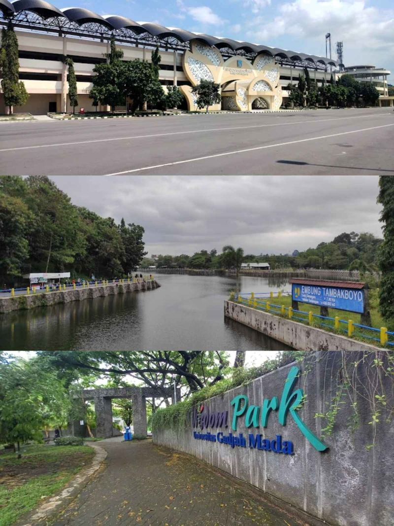 Tempat santai untuk berolahraga di Depok, Sleman, Yogyakarta.