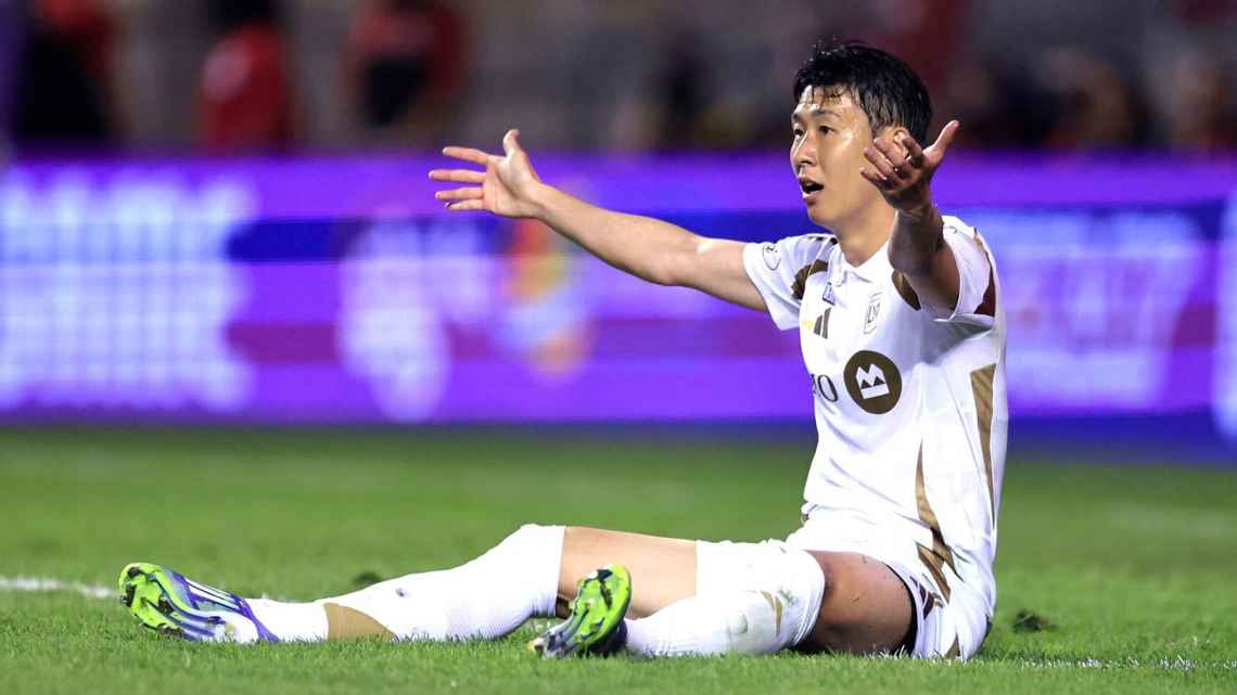 Son Heung Min dalam debutnya bersama tim barunya, Los Angeles FC