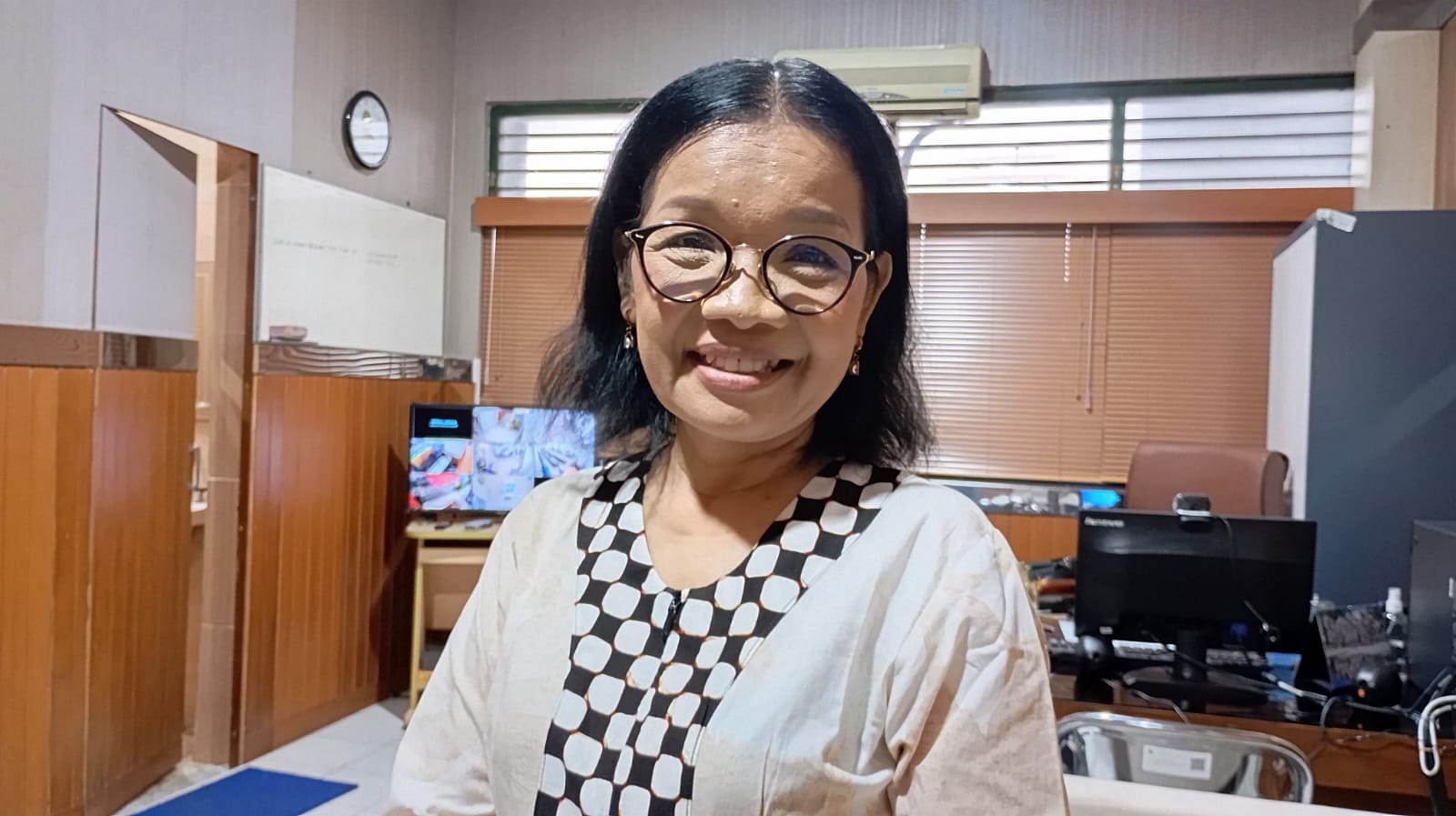 Kepala Disdukcapil Kota Jogja Septi Sri Rejeki saat ditemui di kantornya belum lama ini.