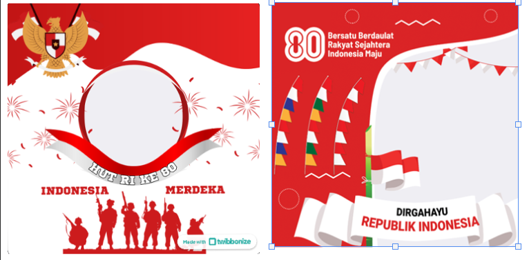 Twibbon HUT RI Ke-80