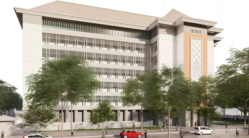 Proyek Pembangunan Gedung C Laboratorium Bahasa dan Pusat Bahasa FIB Universitas Gadjah Mada telah resmi dimulai