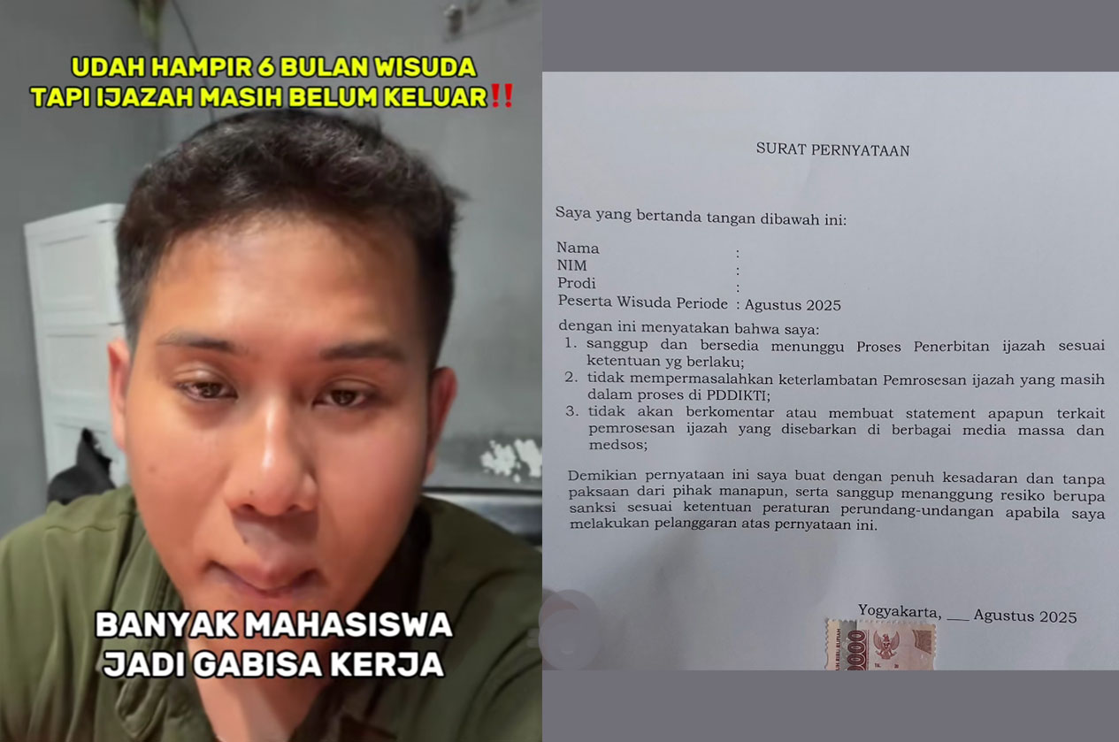 Alumni sampaiakan surat terbuka untuk UNY dan surat kebijakan UNY yang viral di medsos.