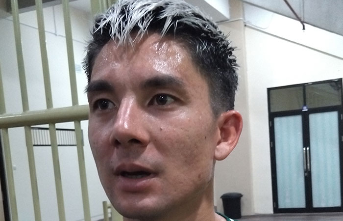 Gelandang veteran PSS Sleman Kim Jeffrey Kurniawan