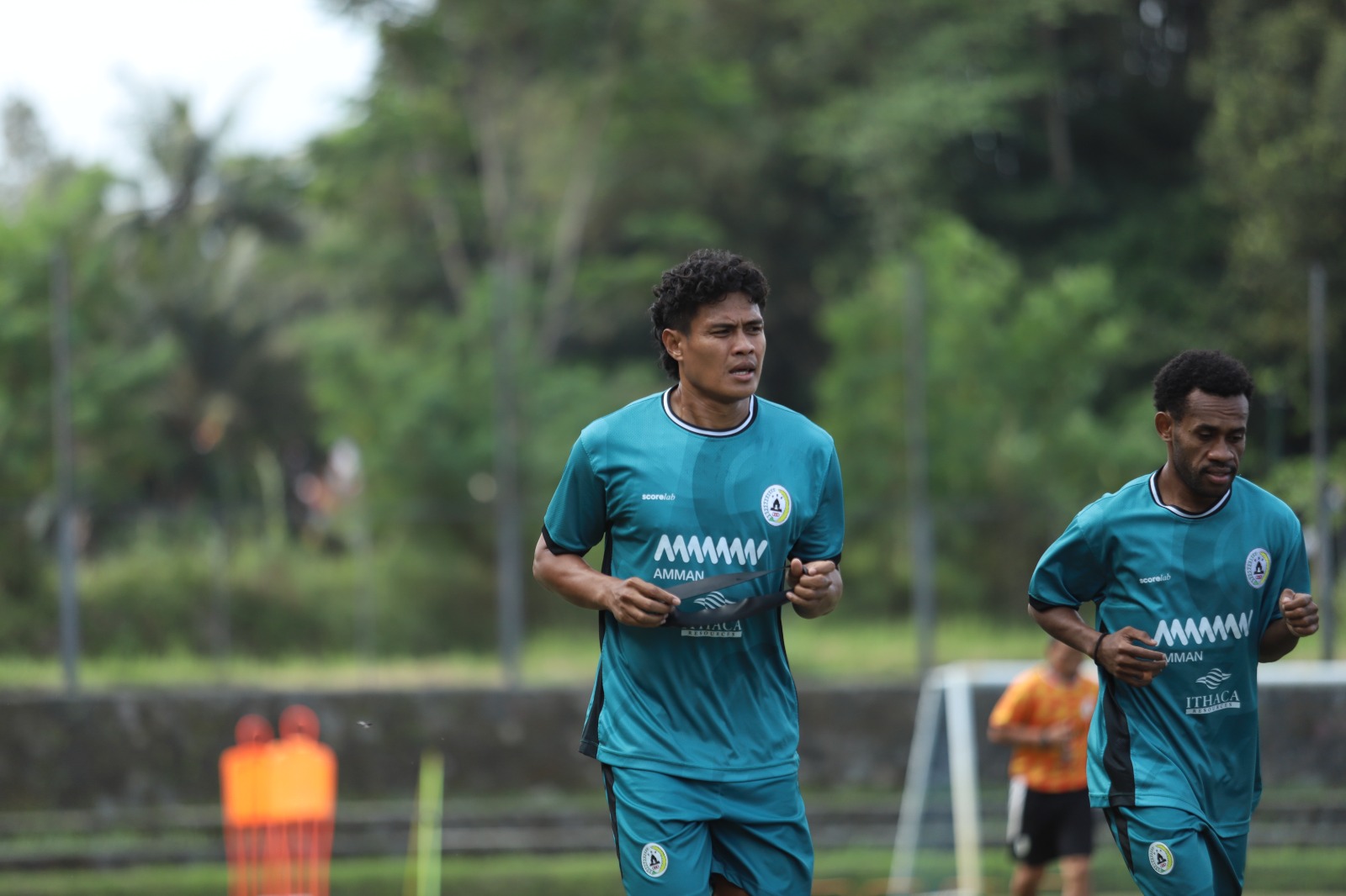 Keterangan Bek tangguh PSS Sleman Fachruddin Aryanto saat menjalani latihan terpisah