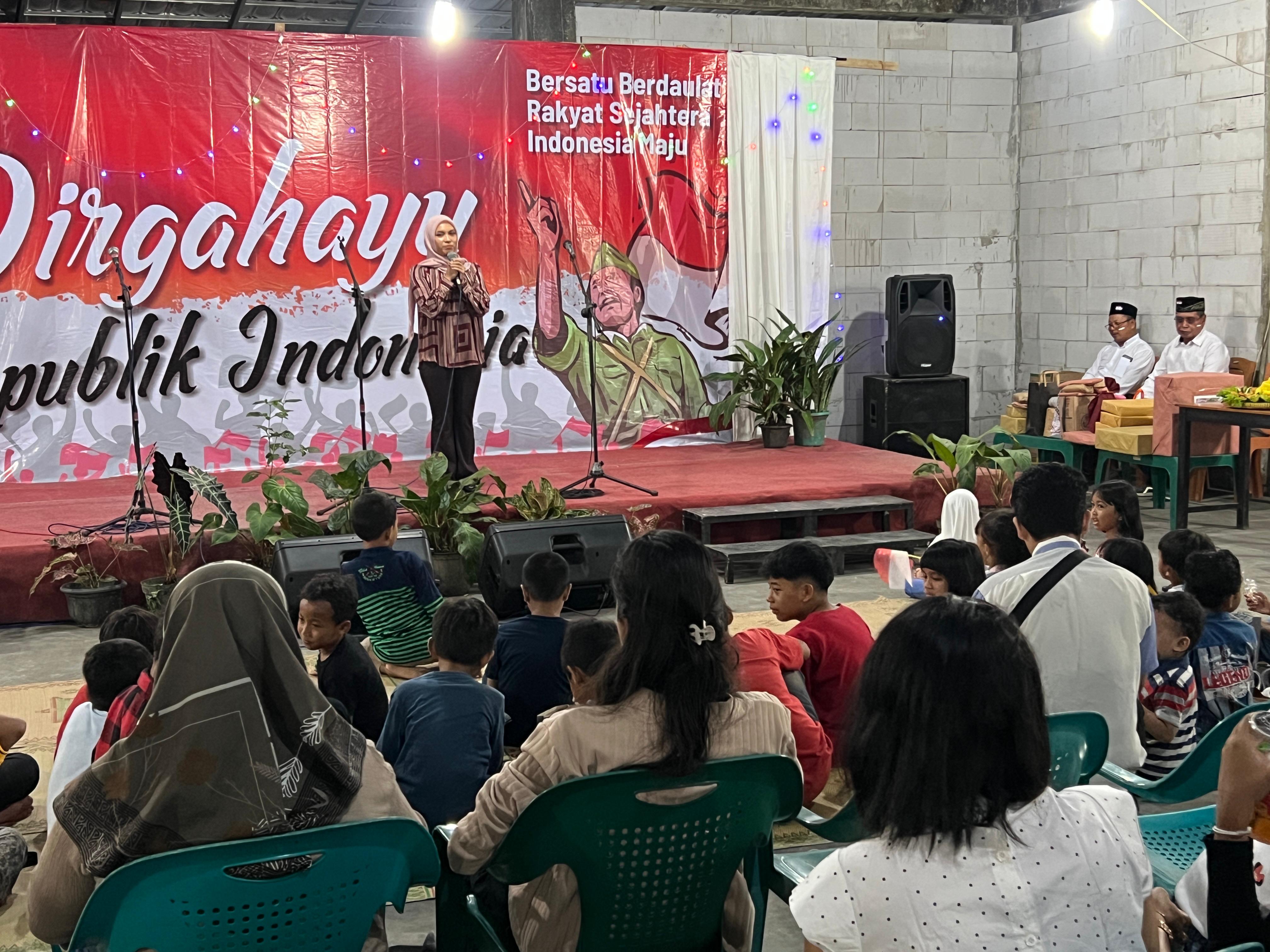 Malam Tirakatan, Anggota DPRD Sleman Chisya Ayu Puspitaweni Ingatan Pesan Bung Karno: Kemerdekaan Bukan Tujuan Akhir