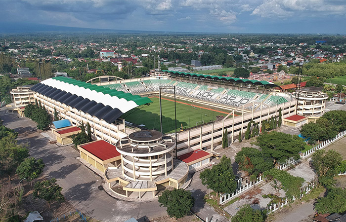 Maguwoharjo International Stadium (MagIS) tempat yang akan digunakan PSS Sleman untuk menggelar launching team secara meriah pada 22 Agustus 2025 nanti.