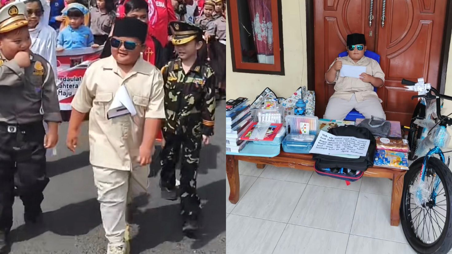 bocah cosplay Prabowo