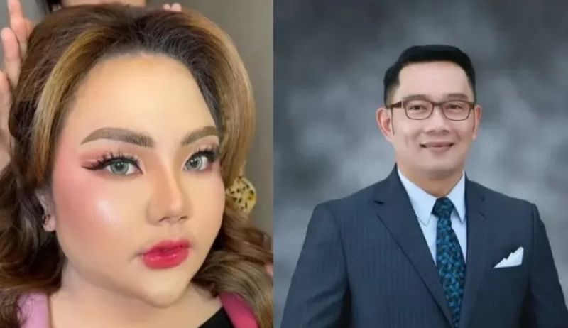 Lisa Mariana dan Ridwan Kamil alias Kang Emil.