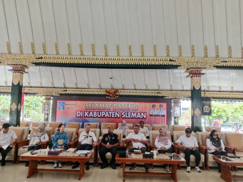 Jumpa pers Sleman Culture Festival di Pendopo Parasamya, Rabu (20/8).