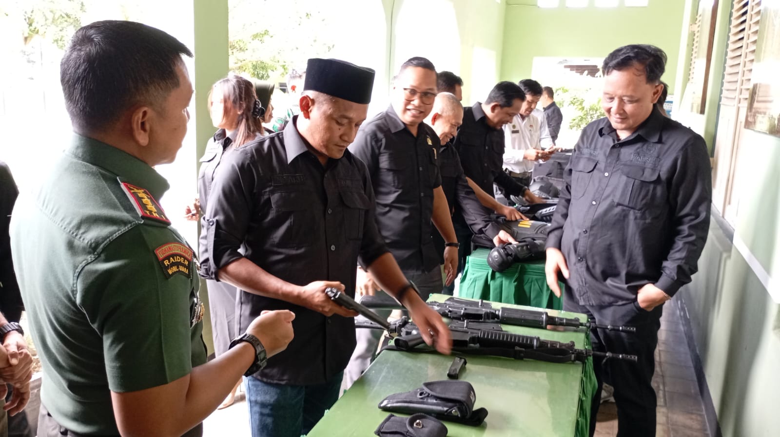 SINERGI: Jajaran Komisi A DPRD Kota Jogja saat melakukan kunjungan di Kodim 0734/Kota Jogja pada Rabu (20/8/2025).