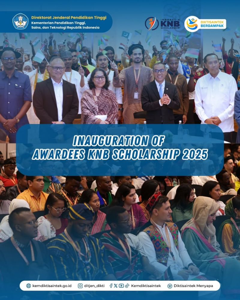 Indonesia Sambut 250 Mahasiswa Internasional Penerima Beasiswa KNB 2025.