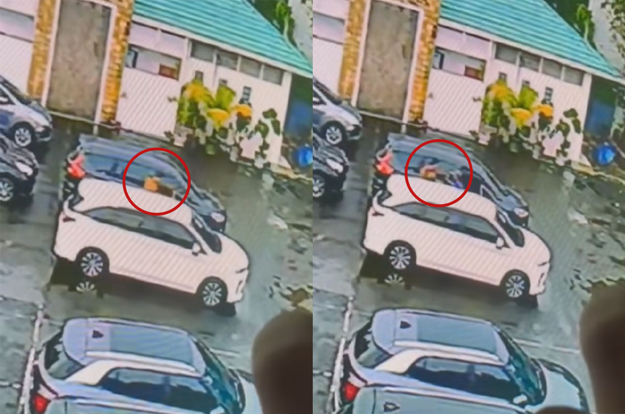 CCTV Penculikan Kacab BRI Cempaka Putih, Jakarta Pusat Mohamad Ilham Pradipta.