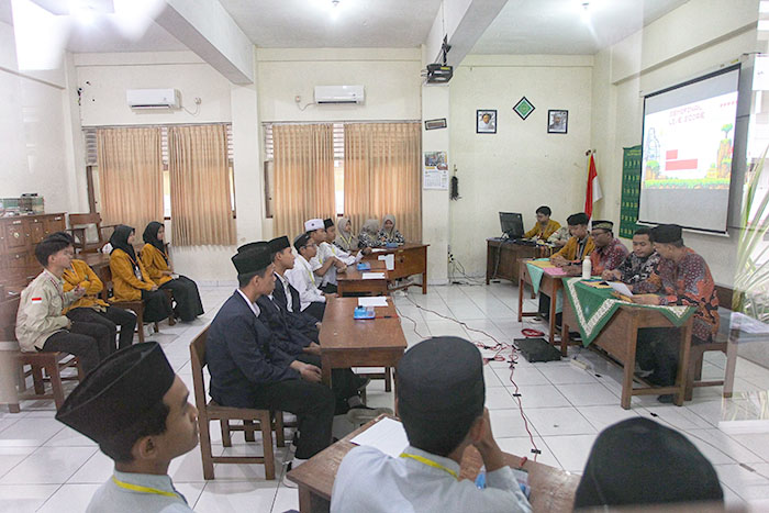 ANIMO TINGGI: Para pelajar mengikuti lomba Cerdas Cermat Anak Islami di SMA Muhammadiyah 1 Jogja, Kamis (28/8/2025). Agenda itu merupakan rangkaian perlombaan Moehi National Competition 2025.