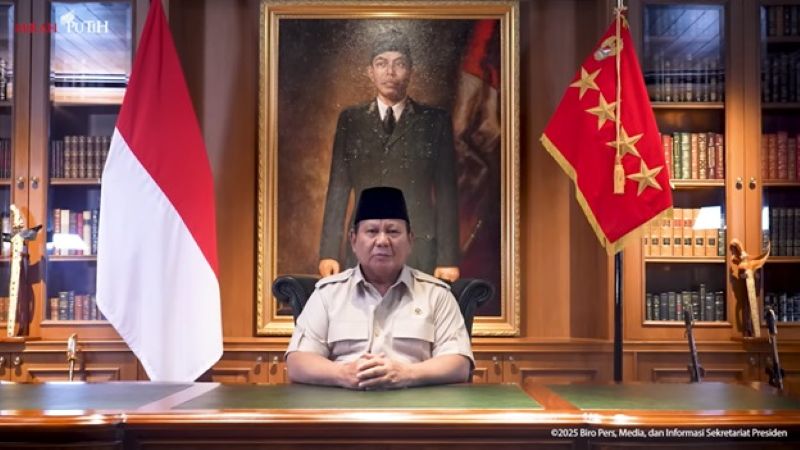 Presiden RI Prabowo Subianto.