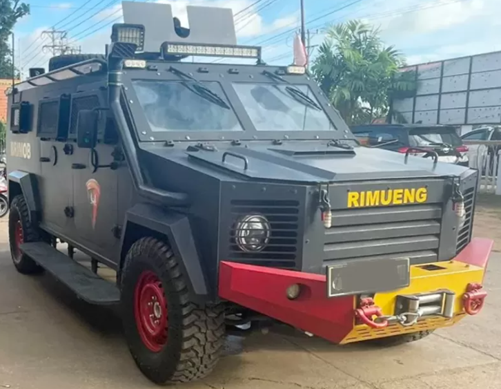 Ilustrasi foto rantis brimob rimueng (Dokumen Papua Selatan Pos)